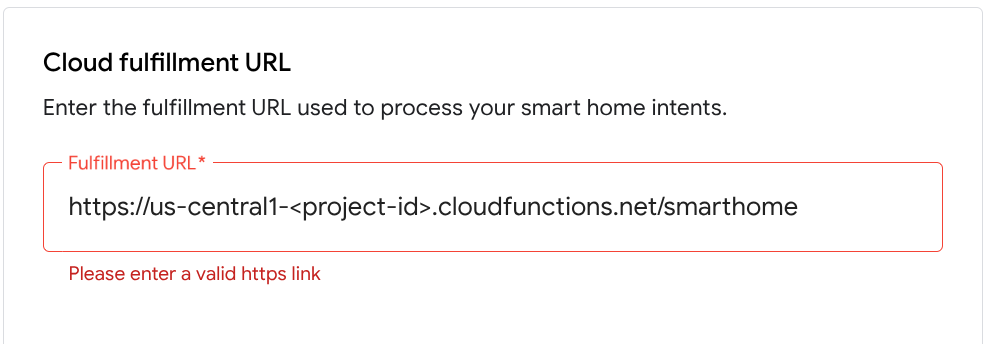 添加 Cloud Functions 函数网址